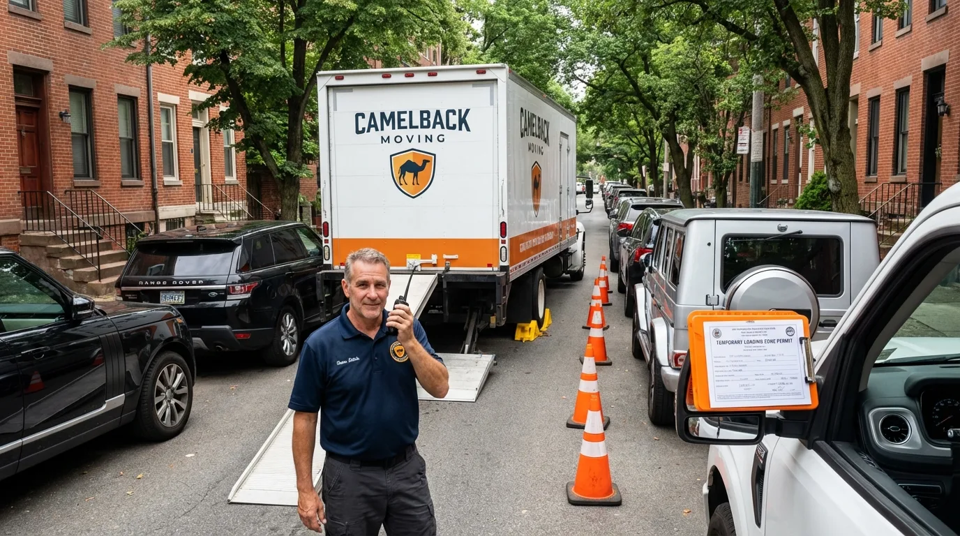 City street loading permit setup in Highland Park, MI